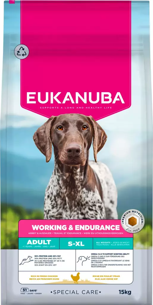 Eukanuba Working & Endurance 2x15KG - Eukanuba kuivaruoat - 8710974803331 - 2