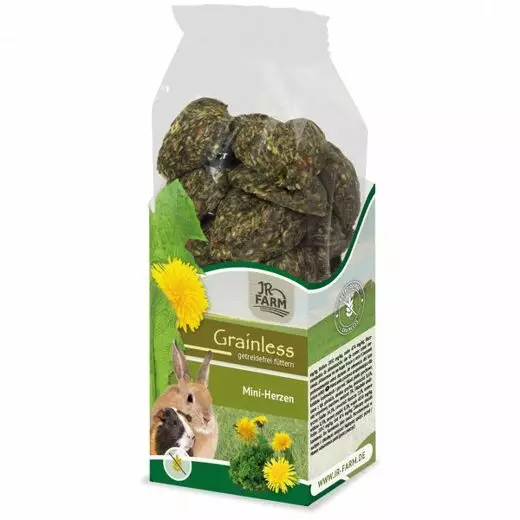 Jr Farm viljaton minisydän 150g - Muut jyrsijän ja kani  herkut - 4024344161391 - 1