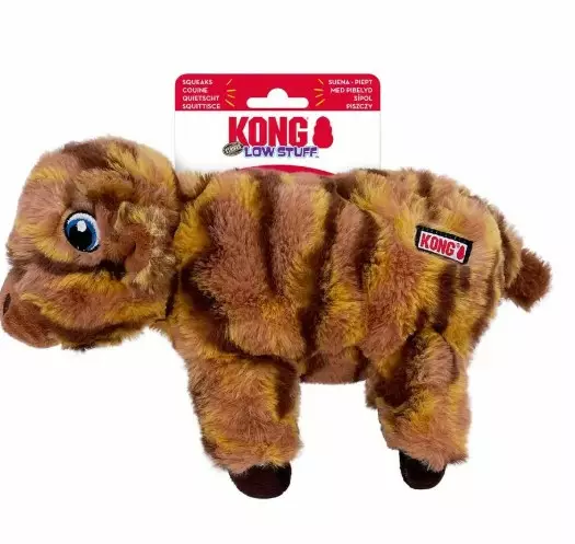 Kong low stuff stripes cow md - Koiran tekstiililelut - 035585499581 - 1