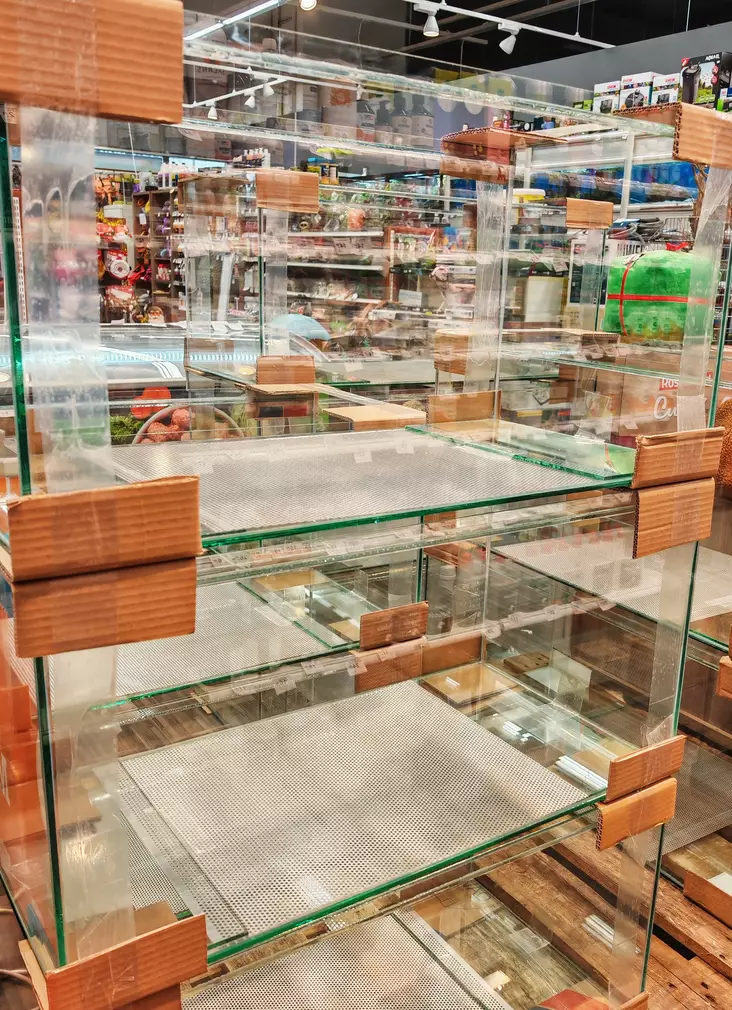 Lasiterraario 100x45x45cm - Matelijoiden terraariot - 15679841 - 1