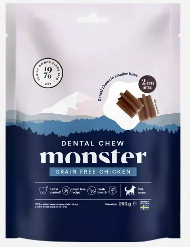 Monster Dental Chew GF Chicken Bites - Koiran makupalat ja herkut - 7350040127551 - 1