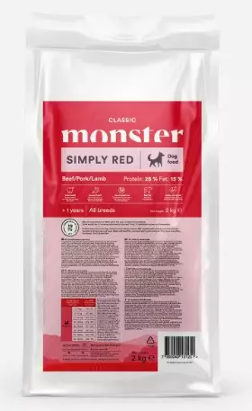 Monster Dog Classic Simply Red - Monster kuivaruoat - 7350040131251 - 1