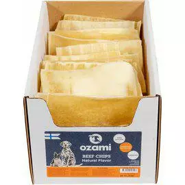 Ozami naudannahkchipsi laatikko/70kpl - Koiran makupalat ja herkut - 73300020581471 - 1