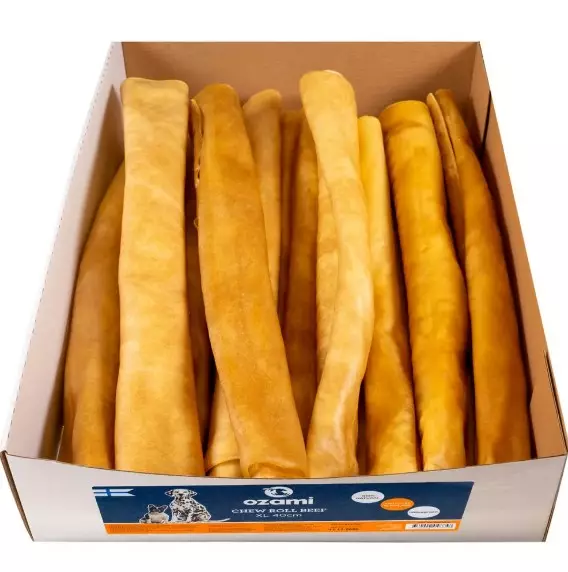 Ozami puruluu 40cm naudannahka - Koiran puruluut - 7330002064841 - 1