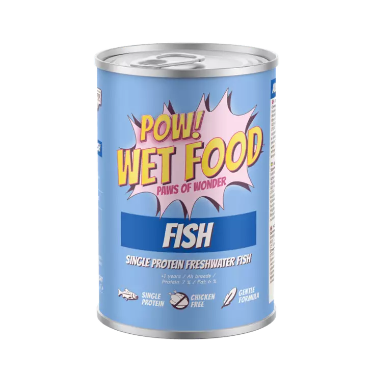 POW! Dog Adult Kala 400g - Muut märkäruokamerkit - 7350040130681 - 1