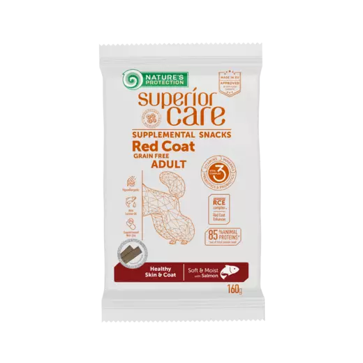 SC Dog Red Herkkutikku Skin & Coat 160g - Koiran makupalat ja herkut - 4771317472731 - 1