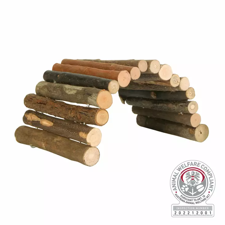 Trixie taivutettava puusilta - Mökit ja pesät kaneille ja jyrsijöille - 4011905621531 - 1