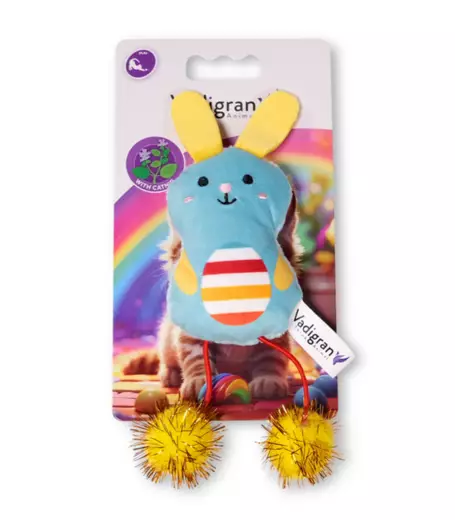 Vadigran Cat Toy Bowi Rabbit - Kissanminttulelut - 5411468200881 - 1