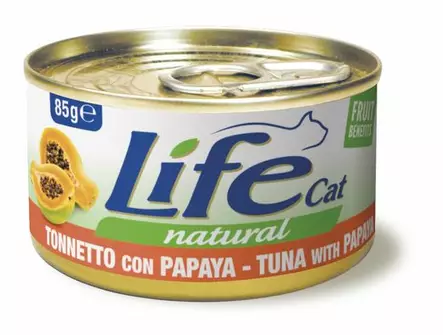 LifeCat Tonnikala & Papaija 85g - Life märkäruoat - 8034105422902 - 1