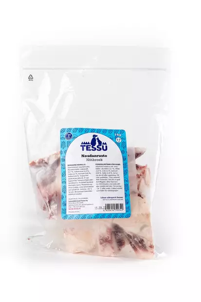 Tessu Naudan Rusto 1kg - Tessu pakasteruoat - 6420614790342 - 1