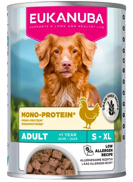 Eukanuba Mono Protein Kana 400g - Muut märkäruokamerkit - 8710255190662 - 2