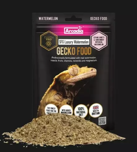 Arcadia Gecko Food Vesimeloni 80g - Matelijoiden pelletit - 5018296001422 - 1