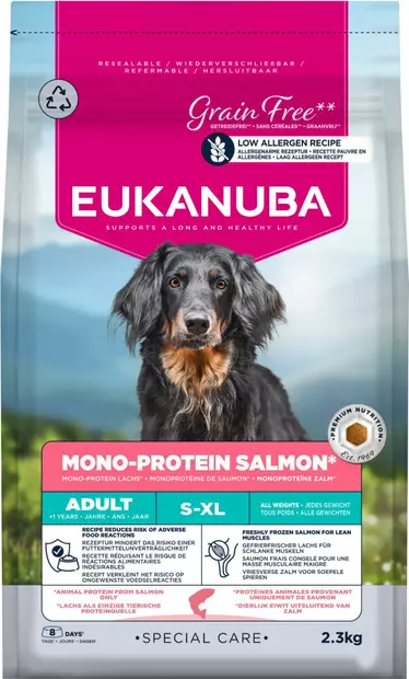 Eukanuba Daily Care Mono-protein salmon - Eukanuba kuivaruoat - 8710255187822 - 2