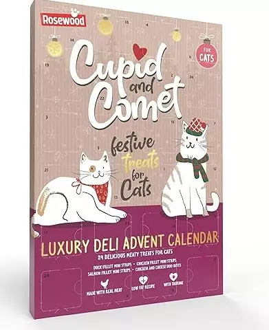 Rosewood Cupid and Comet joulukalenteri - Kissan makupalat ja herkut - 5025659904122 - 1