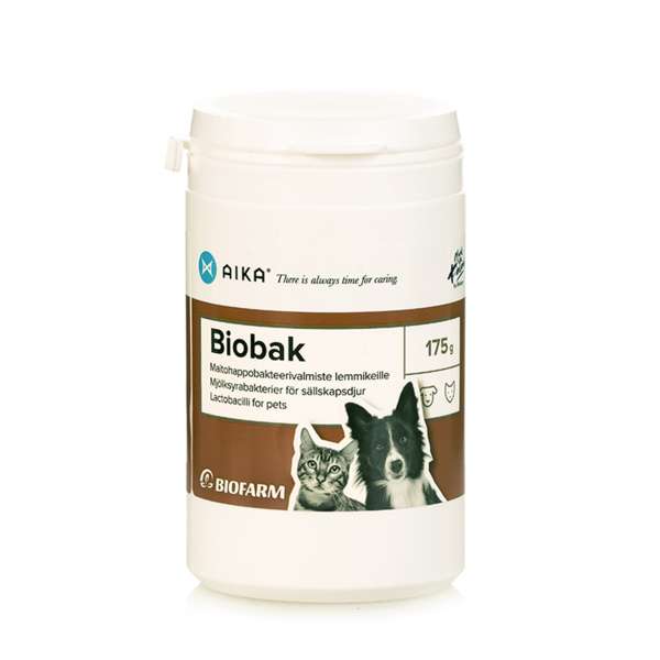 AIKA Biobak 175g - Koiran suoliston hyvinvointi - 6416225005142 - 1