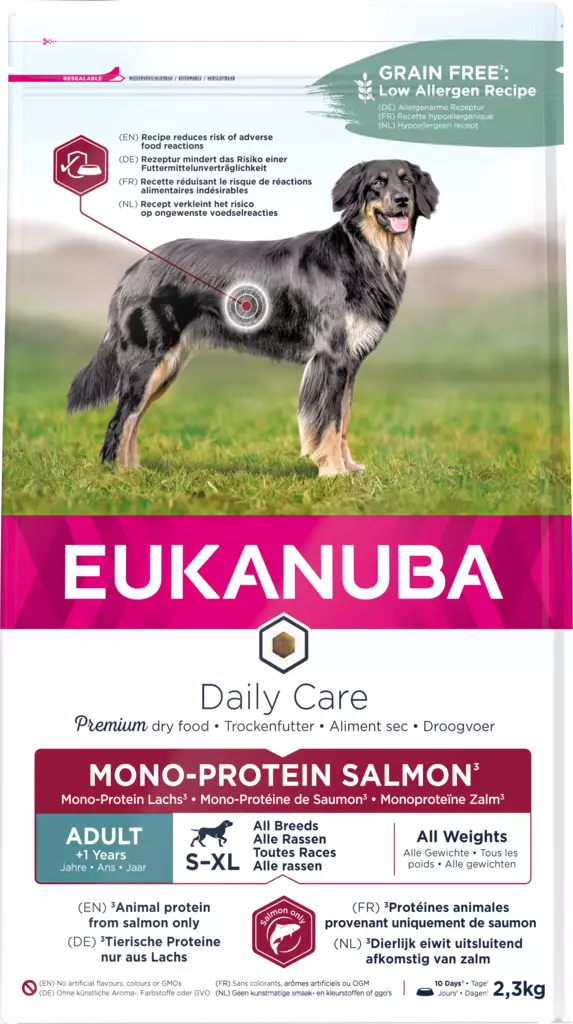 Eukanuba Daily Care Mono-protein salmon - Eukanuba kuivaruoat - 8710255187822 - 1