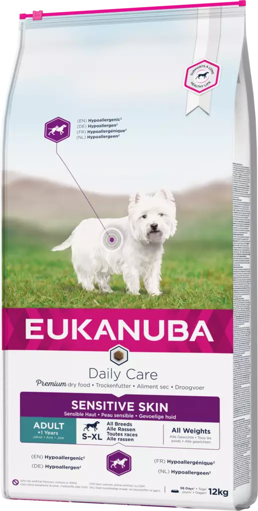 Eukanuba Daily Care Sensitive Skin 12kg - Eukanuba kuivaruoat - 5000174905892 - 1