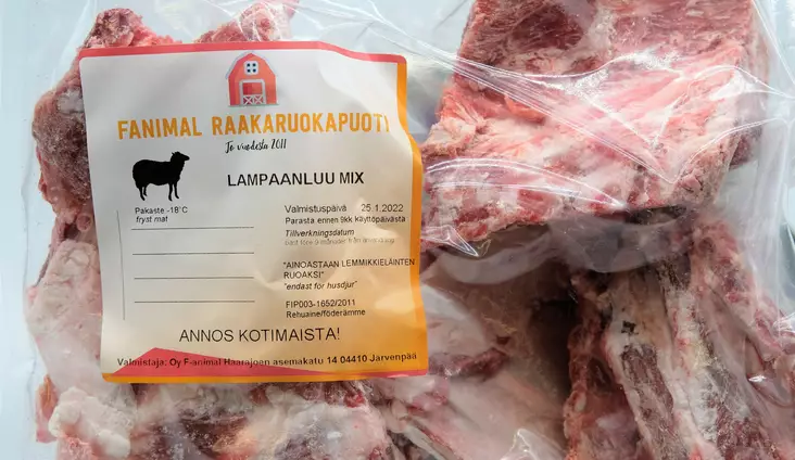 Fanimal Lampaan luut n. 1kg - Fanimal pakasteruoat - 0000363222 - 1