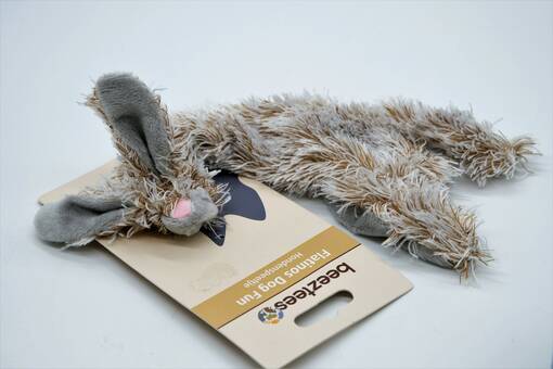 Flatino littana pehmo jänis beige - Koiran tekstiililelut - 8712695118862 - 1