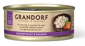 Grandorf Cat Chicken & Salmon 70g - Kissan muut märkäruoat - 5407007850242 - 1