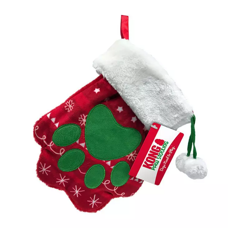 Kong Paw Holiday Stocking L - Koiran tekstiililelut - 035585502342 - 1