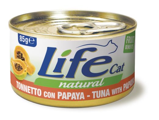 LifeCat Tonnikala & Papaija 85g - Life märkäruoat - 8034105422902 - 1