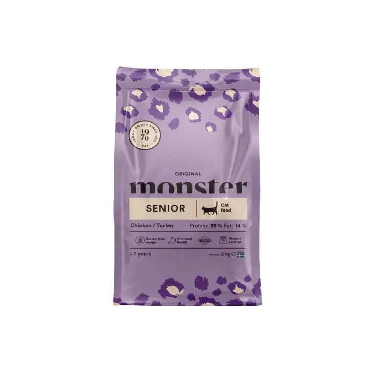 Monster Cat Original Senior - Monster kuivaruoat - 7350040127162 - 1