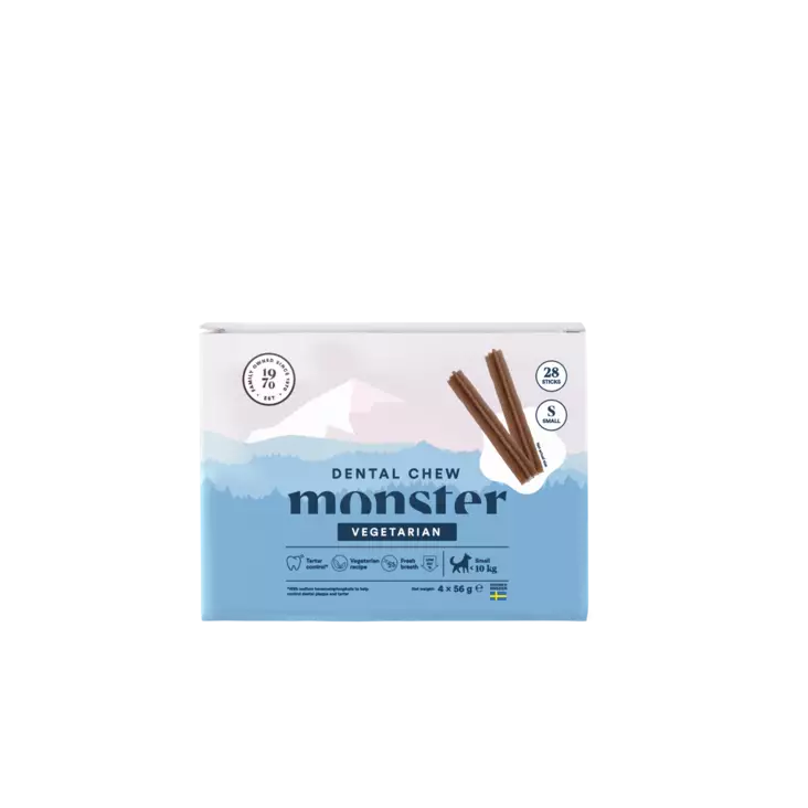 Monster Dog Dental Chew Vegetarian 28kpl - Koiran puruluut - 7350040126912 - 1