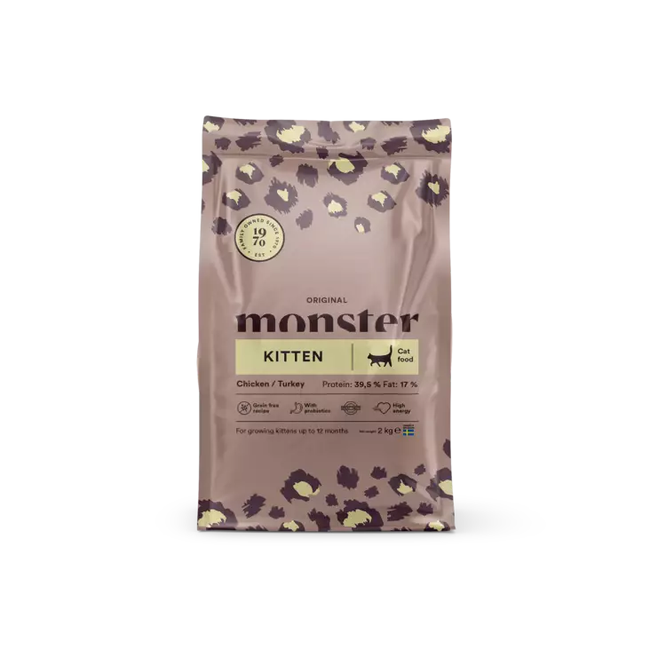 Monster Original Kitten Chicken&turkey - Monster kuivaruoat - 7350040126042 - 1