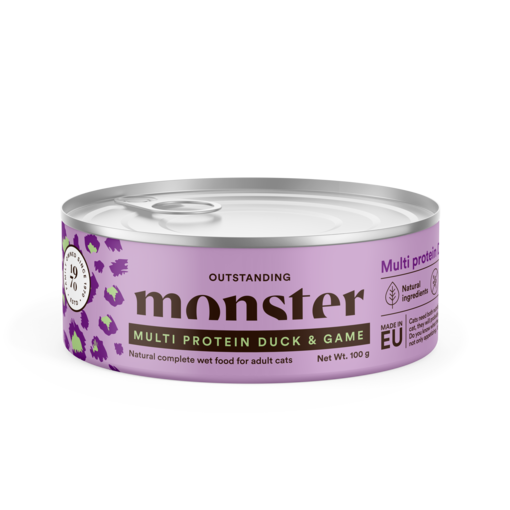 Monster ankka&riista 6 x 100g - Monster märkäruoat - 73500401244512 - 1
