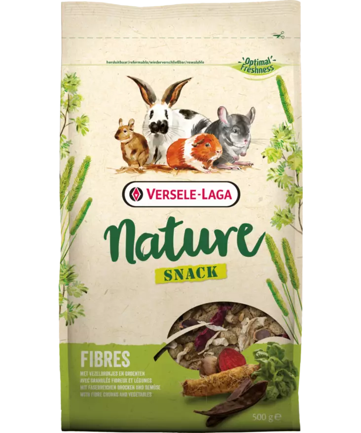 Nature Snack Fibres Rehuseos 500g - Kanien ja jyrsijöiden seokset - 5410340614402 - 1