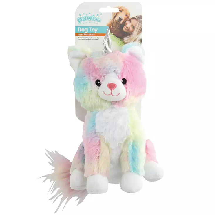 Pawise Follow the Rainbow -kissa - Koiran tekstiililelut - 8886467551222 - 1