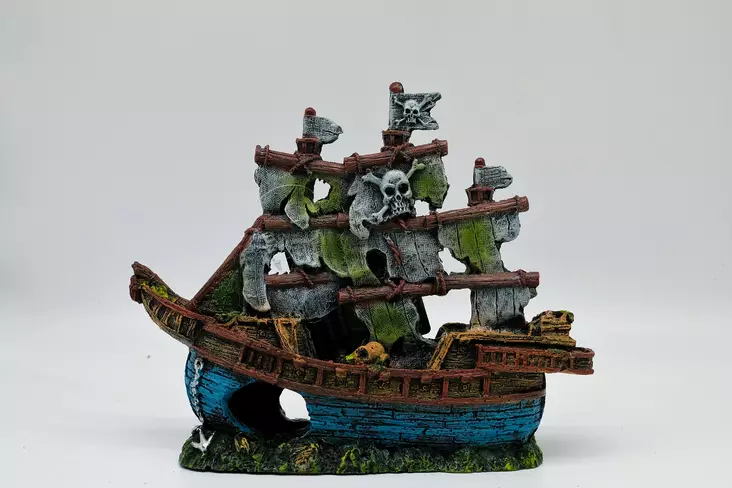 Purjelaiva koriste akvaarioon - Akvaarion koristeet - 3664471005802 - 1