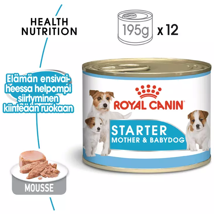 RC Starter Mousse 195g - Royal Canin märkäruoat - 9003579311462 - 1