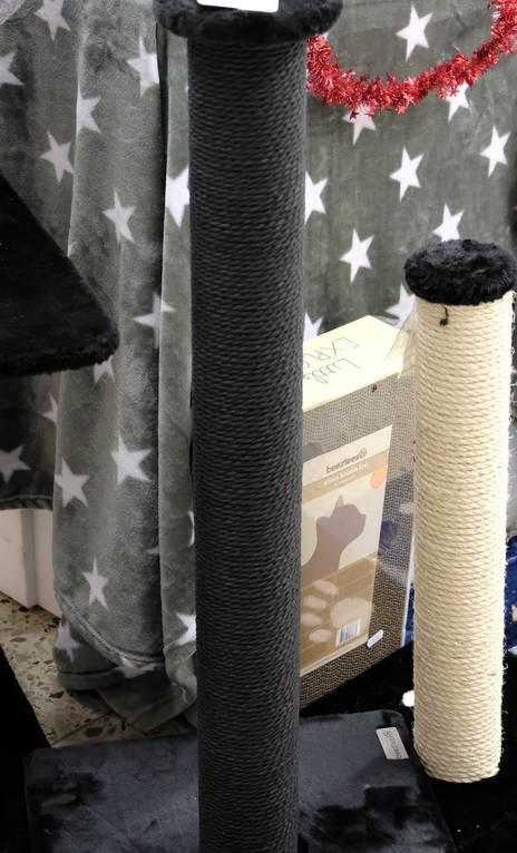 Raapimatolppa Serpa musta 90cm - Kissan raapima-/kiipeilypuut - 8712695119012 - 1