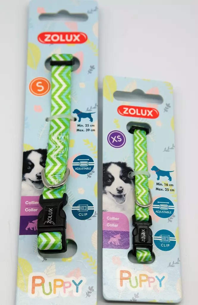 Zolux koiranpennun kaulapanta vihreä - Tekstiilipannat - 3336027667412 - 1