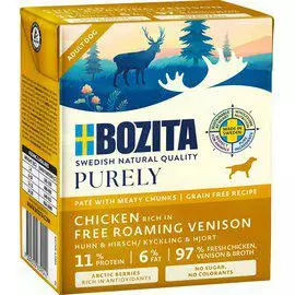 Bozita Purely Pate 370g Venison - Muut märkäruokamerkit - 7300330639042 - 1
