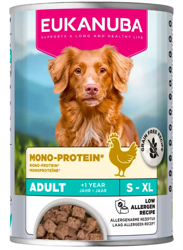 Eukanuba Mono Protein Kana 400g - Muut märkäruokamerkit - 8710255190662 - 2