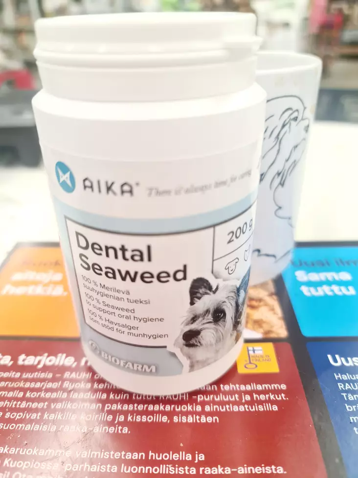 Aika Dental Seaweed hampaisen hoitoon - Koiran vitamiinit ja lisäravinteet - 6416225020602 - 1