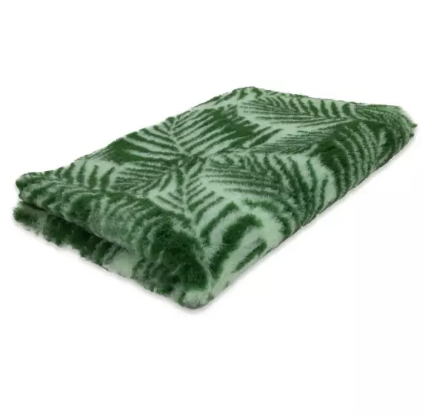 Foxy fur makuualusta vihreät lehdet - Koiran pedit - 6438411023662 - 1