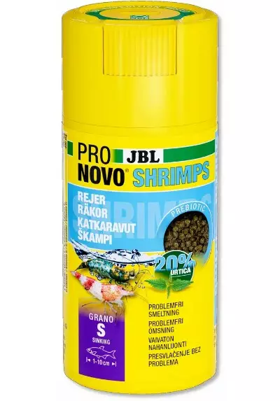 JBL Novo shrimp grano S 250ml - Sukarapujen ruoat - 4014162315632 - 1