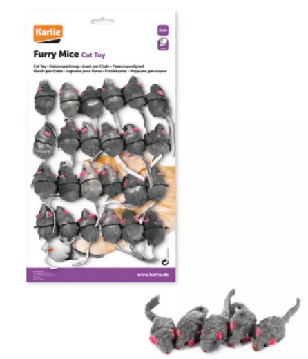 Karlie kissanlelu keinokarva hiiri - Kissan hiirilelut - 4016598026762 - 1