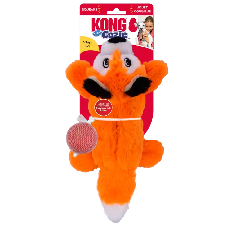 Kong Cozie Fox M - Koiran tekstiililelut - 035585503592 - 1
