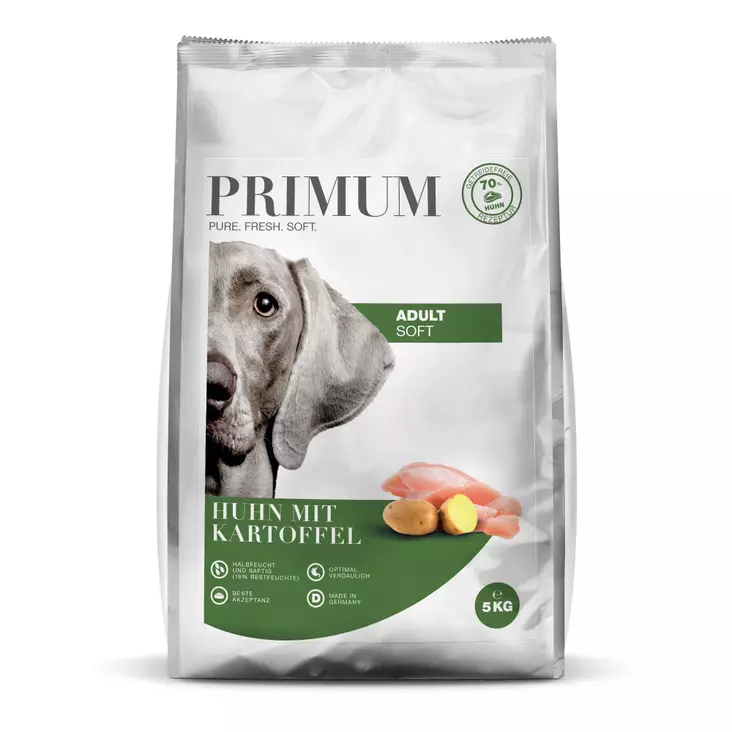 Primum Soft Adult Kana & peruna1,5kg - Muut koiran kuivaruoat - 4250839503142 - 1