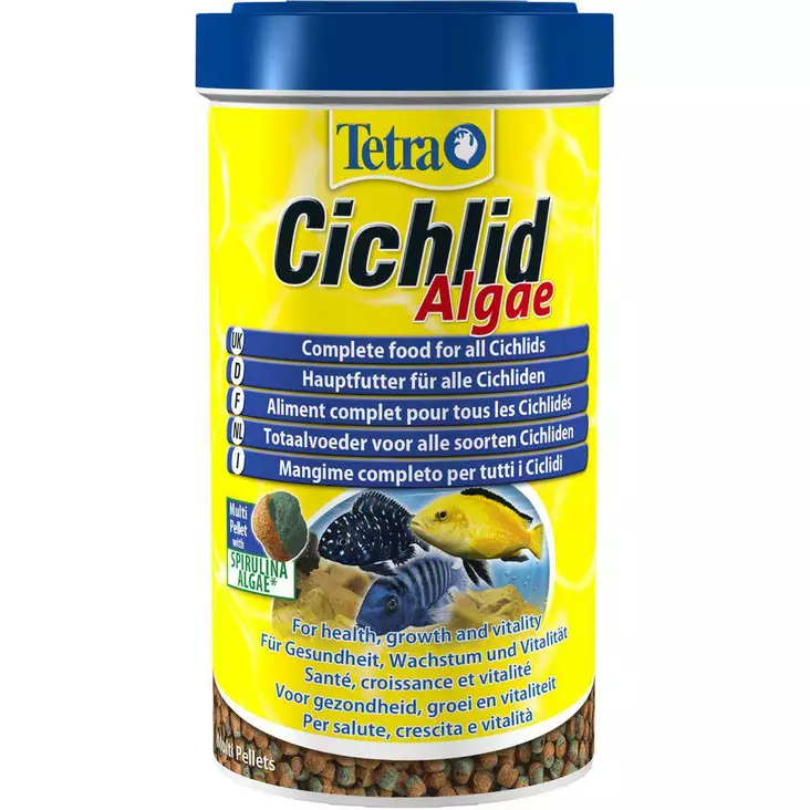 Tetra Cihlid Algae Pellets 500ml - Tetra kalanruoat - 4004218197442 - 1
