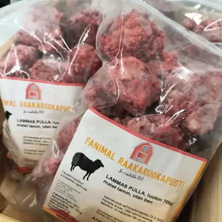 Fanimal Lammas jauhettu luuton 700g - Fanimal pakasteruoat - 00005820123 - 1