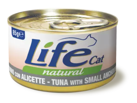 LifeCat Tonnikala&Anjovis 85g - Life märkäruoat - 8034105422513 - 1