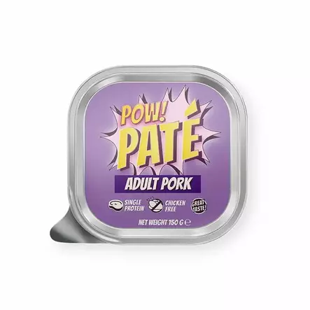 POW! Dog Adult Possu Paté 150 g - Muut märkäruokamerkit - 7350040128763 - 1