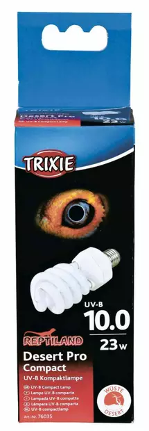 Trixie Desert compact lamppu UVB 10.0 23 - Terraarion valaistus - 4011905760353 - 1