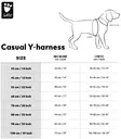 Hurtta Casual Y-valjaat korppi - Koiran valjaat - 6410329331503 - 3